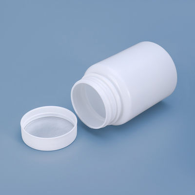 White PE HDPE Pill Bottle Empty Medicine Bottles 20~400cc