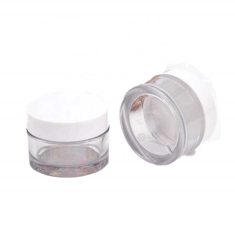Facial 30g Wide Mouth Plastic Jars Containers 15Ml PET